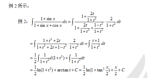 2021考研数学高数:一类三角有理函数的通用解法