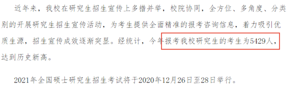 兰州交通大学研究生报考人数