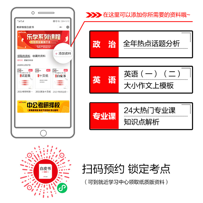 2021考研初试 考研试题 考前白皮书