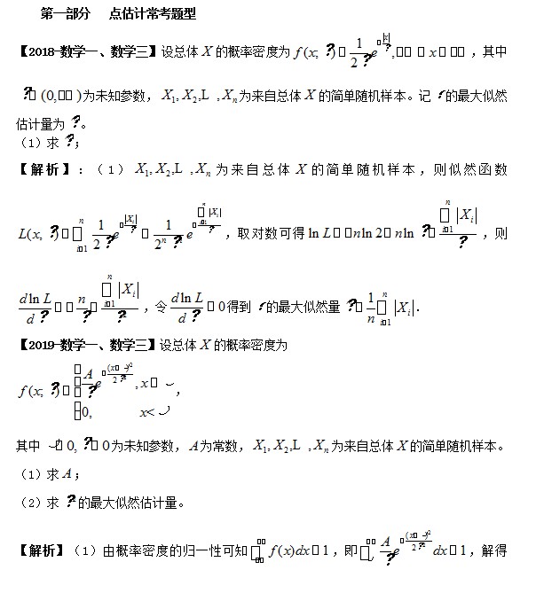 考研数学,,考研数学题型