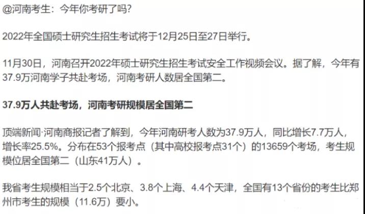 研究生初试人数