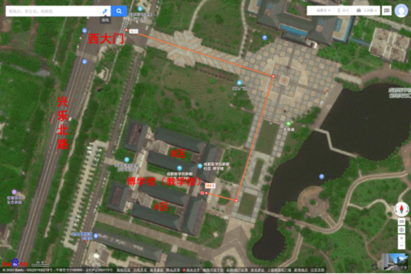 成都医学科考点,医学院考场